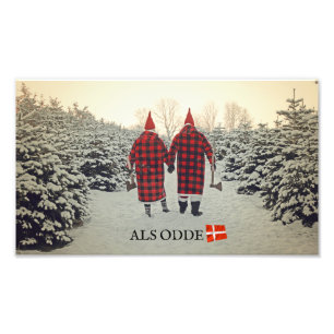 Fun Winter Als Odde/Denmark Photo Print! Print
