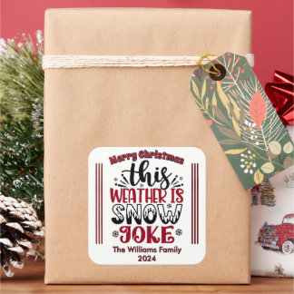 Fun Winter Christmas Sticker