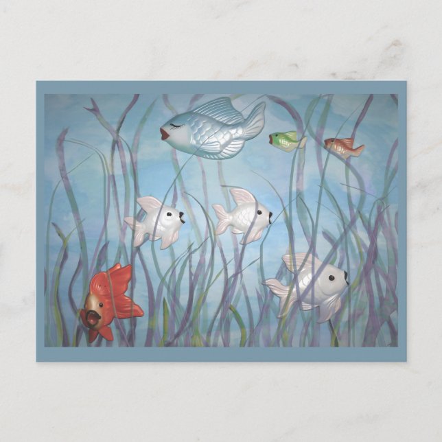 fun with chalkware fish postcard (Front)
