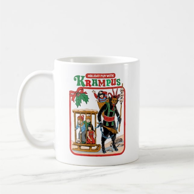 Fun With Krampus  Coffee Mug (Left)
