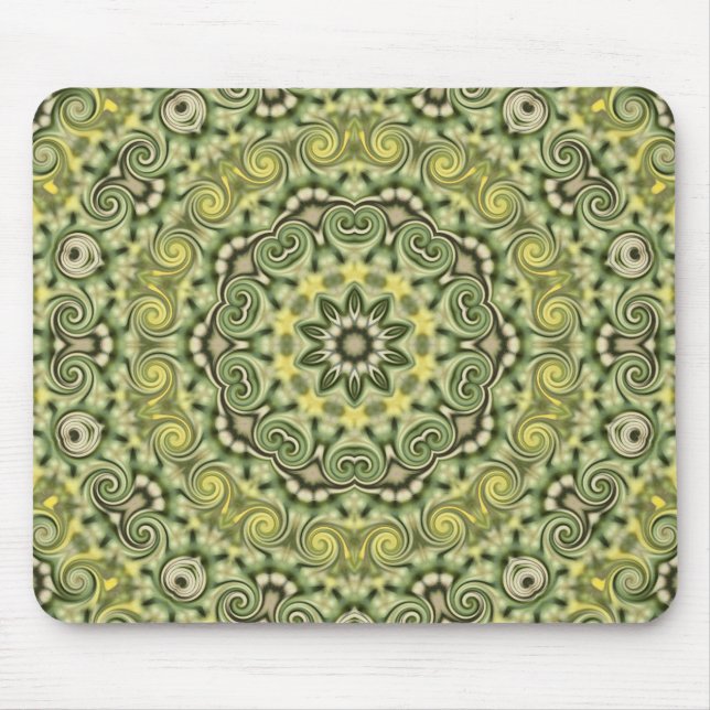 fun with Lime Green Mouse Pad (Front)