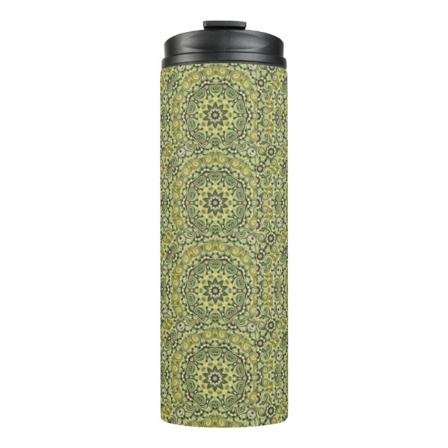 Fun with lime green thermal tumbler (Front)