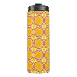 Fun with orange and red thermal tumbler