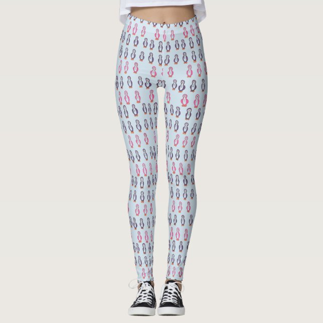 Fun with Penguins Leggings (Front)