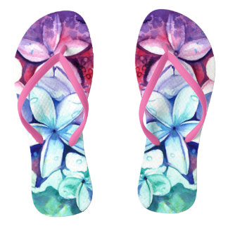 Fun with Plumeria Slippahs Jandals