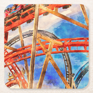 fun with roller coaster tote bag