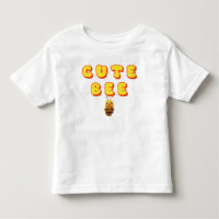 Fun Words 'Cute Bee' in Bold Style