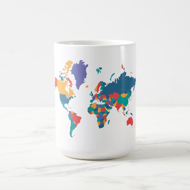 Fun World Map Mug  (Center)