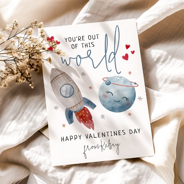 Fun You're Out Of This World | Valentines Day Holiday Card (Creator Uploaded)