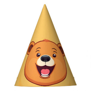 Fun Zebra Face safari zoo Wild jungle Birthday Par Party Hat