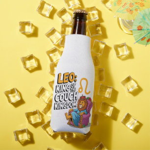 Fun Zodiac Leo design Bottle Cooler