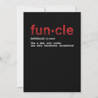 Funcle Funny Uncle Family Member Best Uncle Gift