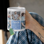 Funcle Photo Collage Definition Cute Modern Uncle Coffee Mug<br><div class="desc">Create your own photo collage coffee mug for a fun uncle- FUNCLE! Simply upload 9 of your favourite pictures and customise text.</div>