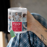 Funcle Photo Collage Definition Cute Modern Uncle  Coffee Mug<br><div class="desc">Create your own photo collage coffee mug for a fun uncle- FUNCLE! Simply upload 9 of your favourite pictures and customise text.</div>