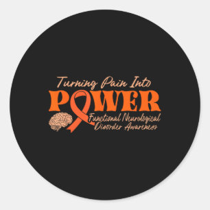 Functional Neurological Disorder Awareness _1 Classic Round Sticker