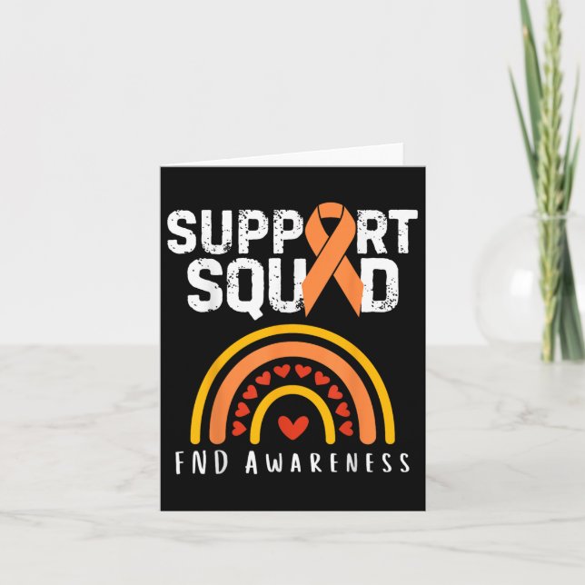 Functional Neurological Disorder Awareness Support Card (Front)