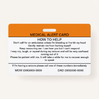 Functional Neurological Disorder Medical Badge ID Badge