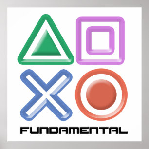 Fundamental Game Symbols Poster