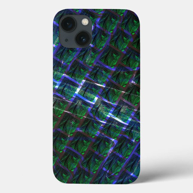 Fundo de imagem verde sob grade escura? Case-Mate iPhone case (Back)