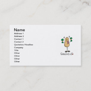 Fundraising Nut T-shirts and Gifts Business Card