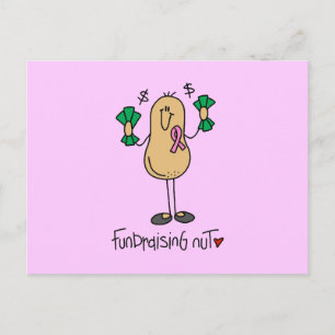 Fundraising Nut T-shirts and Gifts Postcard