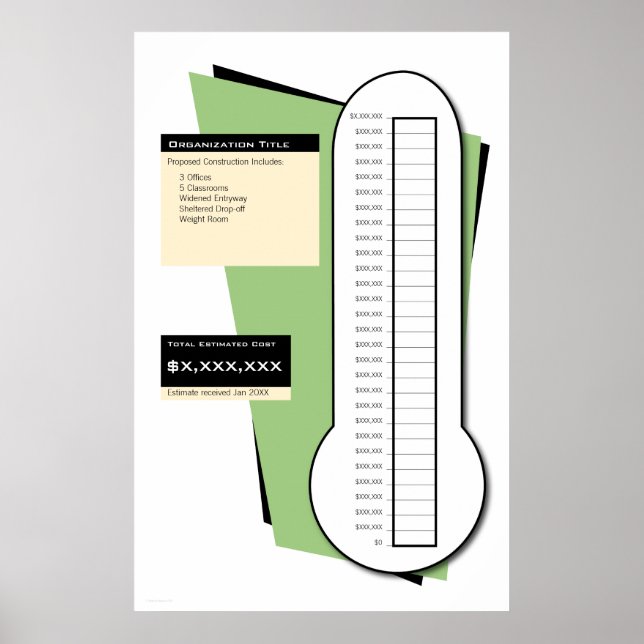 Fundraising Thermometer Poster (Front)