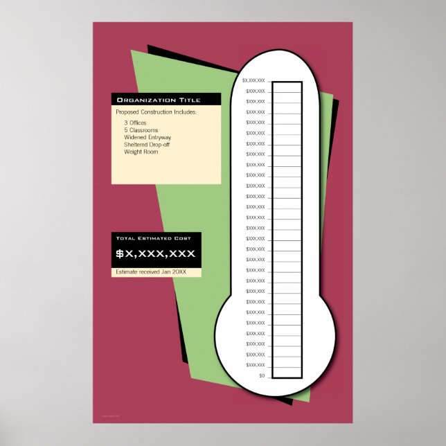 Fundraising Thermometer Poster (Front)