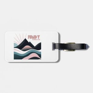Fundy National Park Coloured Hills Luggage Tag