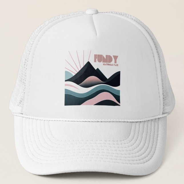 Fundy National Park Coloured Hills Trucker Hat (Front)