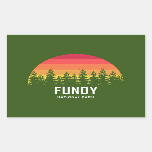 Fundy National Park Rectangular Sticker