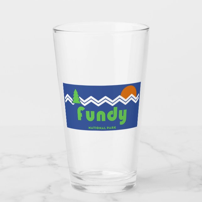 Fundy National Park Retro Glass (Front)