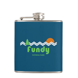 Fundy National Park Retro Hip Flask