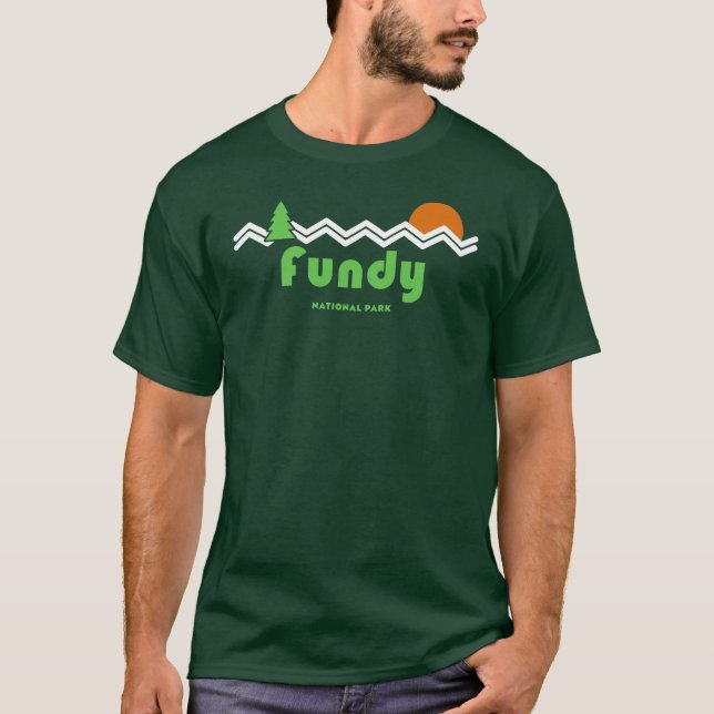 Fundy National Park Retro T-Shirt (Front)