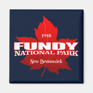 Fundy NP (maple leaf) Magnet