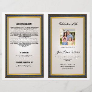Funeral Brochure Template