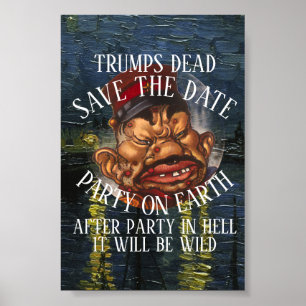 FUNERAL CELEBRATION LF VG HG PARTY LOSS VIGIL WAKE POSTER