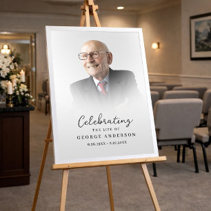 Funeral Celebration of Life Sign Instant Download