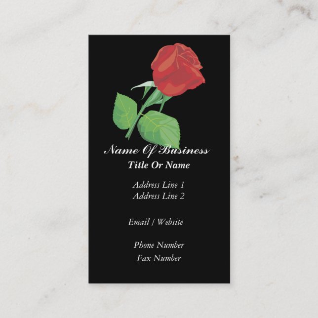 Funeral Director Business Card (Front)