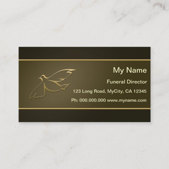 Funeral Director Business Card (Front)