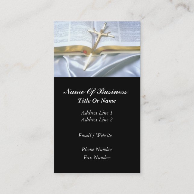Funeral Director Business Card (Front)