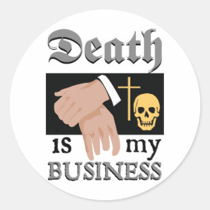 Funeral Director Classic Round Sticker