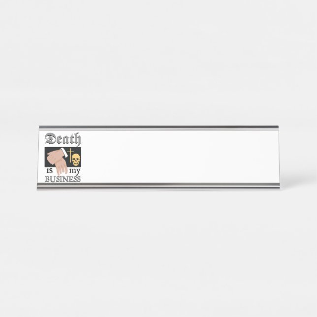 Funeral Director Desk Name Plate (Front)