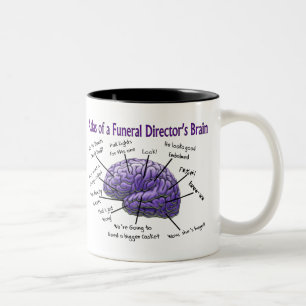 Funeral Director/Mortician Funny Brain Mug