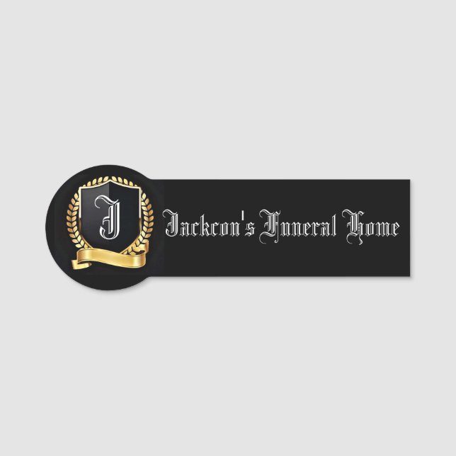 Funeral Director Name Tag (Front)