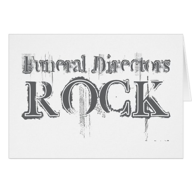 Funeral Directors Rock (Front Horizontal)