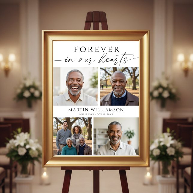 Funeral Forever In Our Hearts 4 Photos Poster (Creator Uploaded)