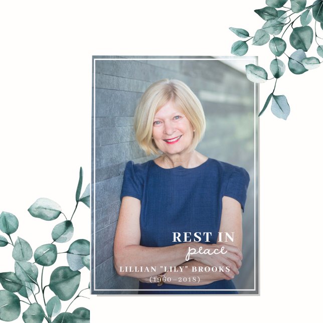 Funeral Full Custom Photo | Sympathy Memorial (Creator Uploaded)