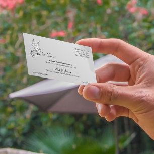 Funeral Home & Crematory Business Card