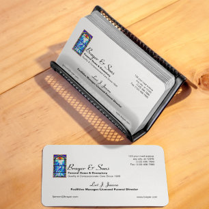 Funeral Home & Crematory Business Card