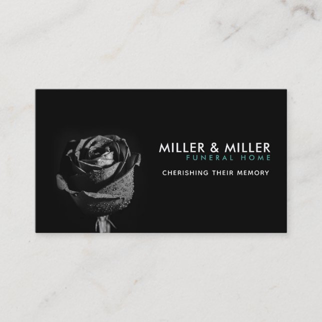 Funeral Home Slogans Business Cards (Front)